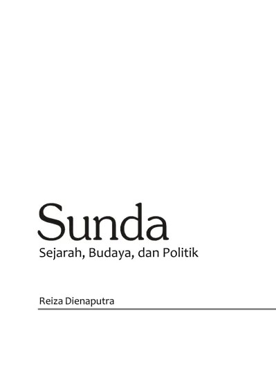 Sunda dan dinamika sosial budaya dari . Asal Mula Istilah Sunda