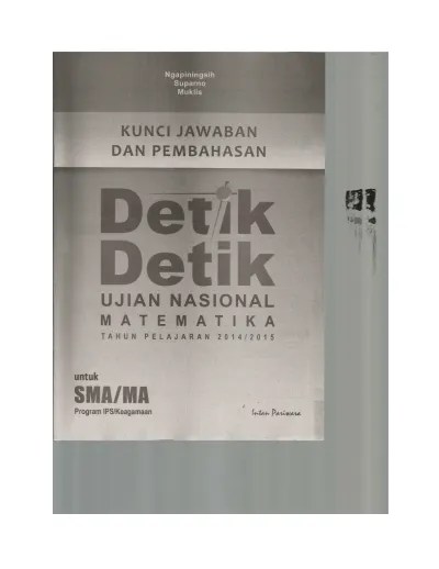 Kunci jawaban detik detik ujian nasional un geografi untuk sma ma t p 2019 2020 shopee indonesia. Top Pdf Sosiologi Kunci Jawaban Detik Detik Ips 123dok Com