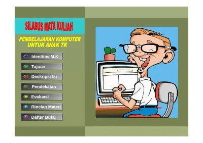 Nov 10, 2018 · silabus dan materi tk paud kelompok a silabus adalah salah satu perangkat pembelajaran yang selalu ada disetiap jenjang yang memiliki fungsi sebagai berikut: Top Pdf Silabus Perencanan Pembelajaran Tk 123dok Com