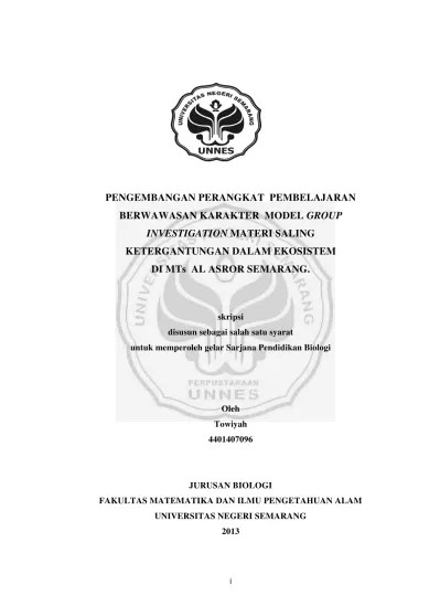 Hadir dalam kunjungan tersebut, kapolsek kandanghaur . Top Pdf Saling Ketergantungan Antar Ekosistem 123dok Com