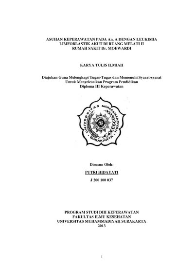 Ilmu dalam penerapan asuhan keperawatan pada pada pasien dengan. Askep Limfoma