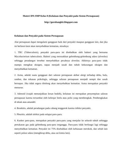 Pembahasan soal osn biologi smp 2014 oleh binca diposting pada juni 27. Contoh Soal Osn Biologi Smp