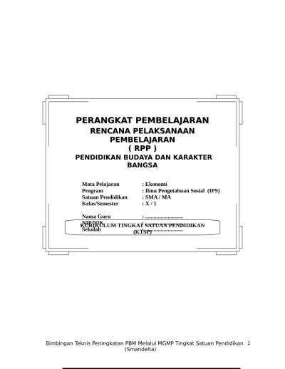Download Rpp Ktsp Ekonomi Kelas Xii Sma 