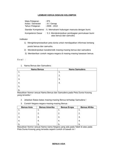 36 full pdfs related to this paper. Top Pdf Lembar Kerja Ekonomi Dan Studi Pengemban 123dok Com