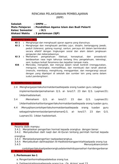 Sobat, pembacaan teks proklamasi (17 agustus 1945) kala itu, merupakan suatu penanda bahwa kita sudah terbebas dari masa penjajahan atau masuk pada masa kemerdekaan. Rpp Pkn Kelas 9 Smp Negeri Kurikulum 2013 Revisi Terbaru Arsip Sekolah Terbaru Rpp Ppkn 9 Bab Iv
