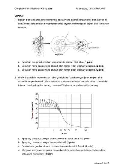 Inilah kunci jawaban soal 'tulislah proses terjadinya hujan' halaman 136 dalam buku tema 5 kelas 3 subtema 3 pembelajaran 2. Soal Ipa Tes 1 Osn 2015