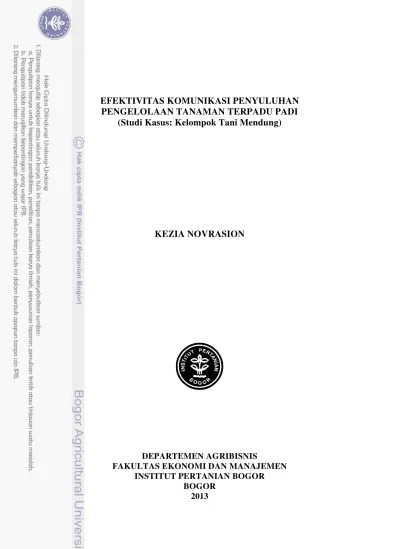 Top PDF Respon Petani Terhadap Kegiatan Penyuluhan Pengelolaan Tanaman  Terpadu Padi Sawah (Studi Kasus di Poktan Giri Mukti II Desa Sindanggalih  Kecamatan Cimanggung Kabupaten Sumedang Provinsi Jawa Barat). - 123dok.com