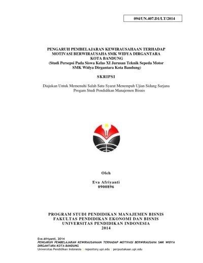 Proposal kewirausahaan smk arrahmah papar tahun 2018. Top Pdf Proposal Kewirausahaan Usaha Smk Widya M 123dok Com