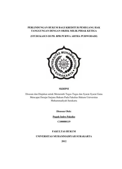 Cara ajukan relaksasi atau penundaan cicilan kredit di. Aspek Hukum Pemberian Kredit Dengan Jaminan Hak Milik Pihak Ketiga Studi Pada Bank Sumut Cabang Sei Sikambing Medan