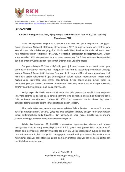 Dapat menciptakan lingkungan kerja yang adil, . Top Pdf Sistem Merit 123dok Com