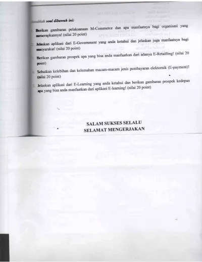 Apa yang dimaksud dengan manajemen produksi dan operasi. Sistem Informasi Dan Manajemen Informatika Soal Uas Konsep E Business