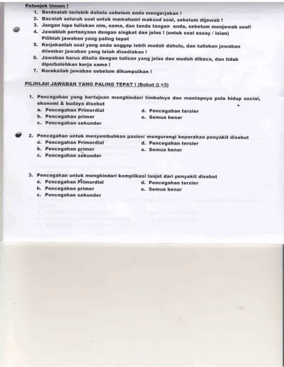 Contoh soal soal cpns skb kesehatan rekam medik analis kesehatan kebidanan epidemiologi contoh soal latihan soal skbtkb kesehatan khususnya . Rekam Medis Soal Uas Metodelogi Penelitian