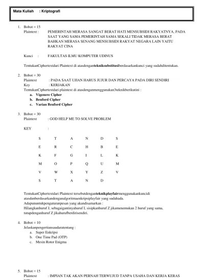 9 april 2014, 09:43 by diklat. Teknik Informatika Soal Uts Jaringan Komputer Dasar