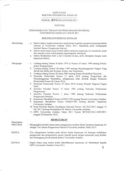 Pembentukan tim survey kepuasan masyarakat (skm). Top Pdf Pengangkatan Tim Satuan Pengawasan Internal Unand 123dok Com