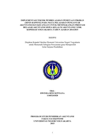 Membuat mind mapping tidak boleh sembarangan, setiap materi yang. Implementasi Teknik Pembelajaran Pemetaan Pikiran Mind Mapping Pada Mata Pelajaran Pengantar Akuntansi Dan Keuangan Untuk Meningkatkan Prestasi Belajar Akuntansi Siswa Kelas Xi Akuntansi 2 Smk Koperasi Yogyakarta Tahun Ajaran 2014 2015
