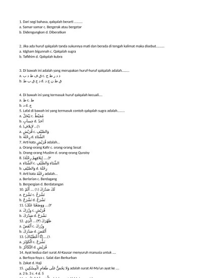 1 sd semester 2 genap dan kunci jawaban yuliastuti april 8 2018 at . Top Pdf Soal Ukk Uas Bahasa Jawa Kelas 8 Smp Mts Semester 2 Genap 123dok Com