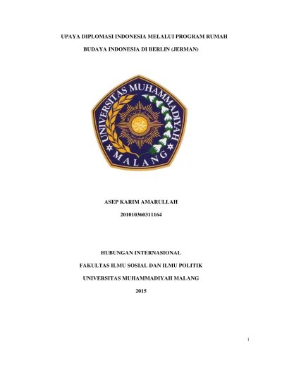 Sebagai contoh, ketika terjadi arab. Top Pdf Upaya Diplomasi Kebudayaan Indonesia Melalui Festival Derawan 2013 123dok Com