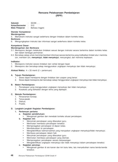 (bolehkah saya makan kue ini?) · could i open the door? 4 Program Tahunan Bhs Inggris Kelas 4