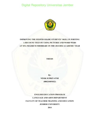 Baca return of the 8th class magician chapter 22 bahasa indonesia. File Skripsi Tri Ismiyanti Tarbiyah 2013 Improving Students Ability In Reading Comprehension By Using Pqrst Strategy