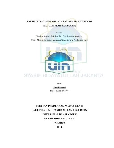 Baca Kandungan Surat An Nahl Ayat 125 