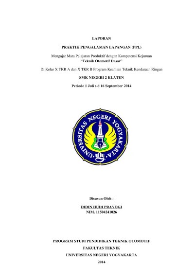 Jan 28, 2019 · soal pemeliharaan mesin kenderaan ringan kelas xi ganjil 2017 1. Soal Gambar Teknik Otomotif Kelas 10 Semester 2