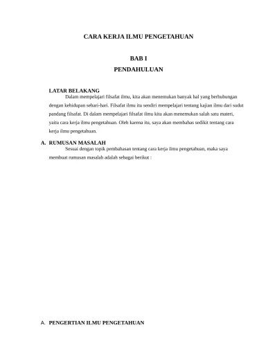 Sekarang masih menjadi contoh filsafat klasik yang di kagumi. Top Pdf Contoh Makalah Filsafat Ilmu Pengetahuan 123dok Com