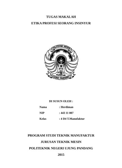 Tantangan dan problematika pengembangan profesionalisasi guru makalah diajukan untuk memenuhi salah satu tugas dalam menempuh mata kuliah etika dan profesi . Makalah Etika Profesi Keguruan Docx