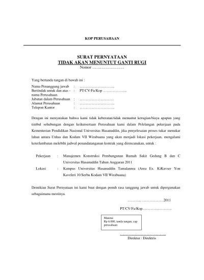 7 Contoh Surat Penawaran Kerja Sama Penyaluran Produk File Word 