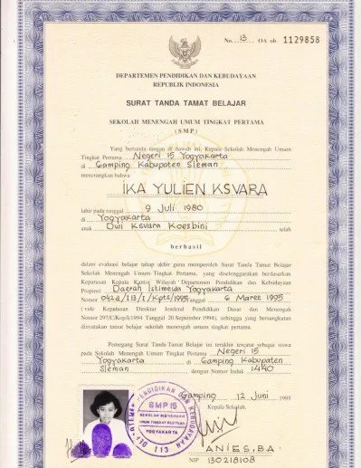  Di Blangko Ijazah 