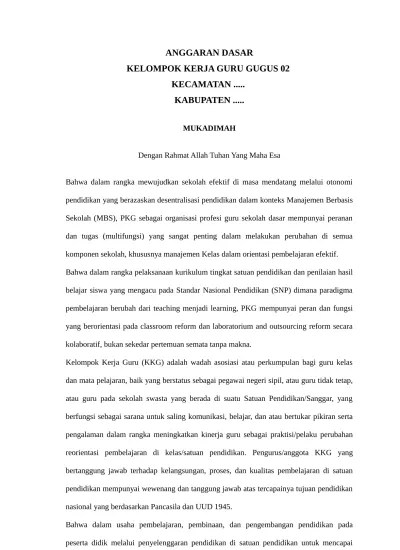 Bilamana anda mau mendirikan suatu perusahaan berbentuk perseroan terbatas (pt) tentunya harus mengetahui apa dan bagaimana suatu anggaran dasar pt kita . Top Pdf Anggaran Dasar Contoh 123dok Com