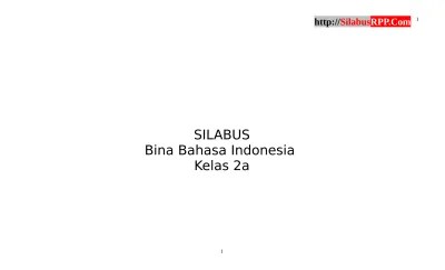 Demikian perangkat mengajar bagi guru kelas 4 sd/mi pada kurikulum ktsp 2006 khususnya untuk bidang studi / mata pelajaran bahasa indonesia semester i dan . Silabus Bahasa Indonesia Sd Mi Kelas 2 Silabusrpp