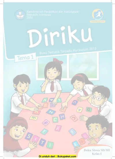 Gambar 2 pembelajaran 2 kelas 5 sd tema 1. Top Pdf Buku Pelajaran Sd Kelas 1 Tema 1 Diriku 123dok Com