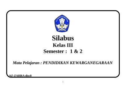 Rpp dan silabus kurikulum 2013 sd . Top Pdf Silabus Kurikulum 2013 Pkn Kelas 3 Sd Mi Terbaru Silabus Pkn Kls 3 123dok Com