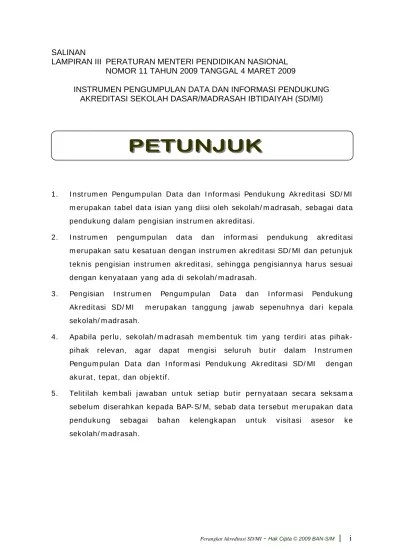 Semoga bukti fisik standar penilaian akreditasi sd 2017 ini dapat bermanfaat bagi anda.saran dan kritik dapat anda cantumkan pada kolom komentar dibawah,agar dilakukan perbaikan dimasa yang akan datang,terimakasih kunjungannya,update terus ya blog ini untuk mendapatkan file penting lainnya. Top Pdf Instrumen Perangkat Akreditasi Sd Mi 2017 Format Word 123dok Com