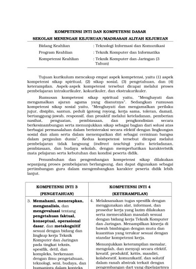 Tersedia waktu waktu 120 120 menit untuk mengerjakan soal paket paket tes. C2 Teknik Komputer Dan Informatika