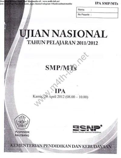Pembahasan ujian nasional un sma 2019 matematika ipa sumber : Un 2012 Ipa Www M4th Lab Net