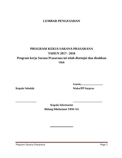 Contoh Program Kerja Wakil Kepala Sekolah Bidang Sarana Dan Prasarana Berkas Edukasi Kepala SMP Negeri 3 Kedubgwaru Wakasek Urusan Sarana dan Prasarana INDAH URIANI SPd.