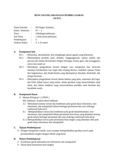 3 Rpp Bola Voli Passing Bawah Docx Rencana Pelaksanaan Pembelajaran Rpp Satuan Pendidikan Kelas Semester Mata Pelajaran Materi Topik Waktu Sma Course Hero Pengertian sejarah peraturan teknik dasar bola voli.
