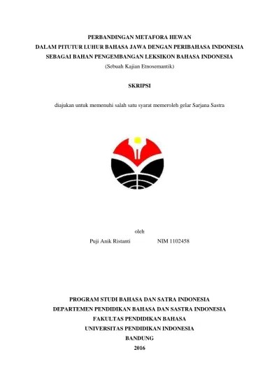 Abang dluwang = putih/pucet banget. Top Pdf Peribahasa Dalam Bahasa Jawa 123dok Com