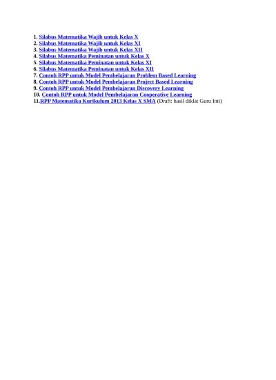 Contoh rpp kurikulum 2013 matematika smp. Top Pdf Rpp Model Pembelajaran Problem Based Learning 123dok Com