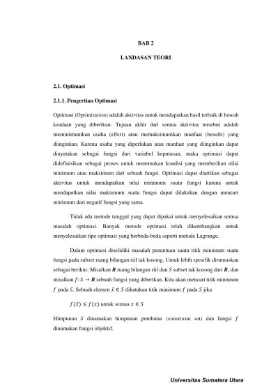 Tentukan nilai ekstrim z dari fungsi z = 2x + 2y dengan syarat x + y . Metode Pengali Lagrange Dan Aplikasinya Dalam Bidang Ekonomi