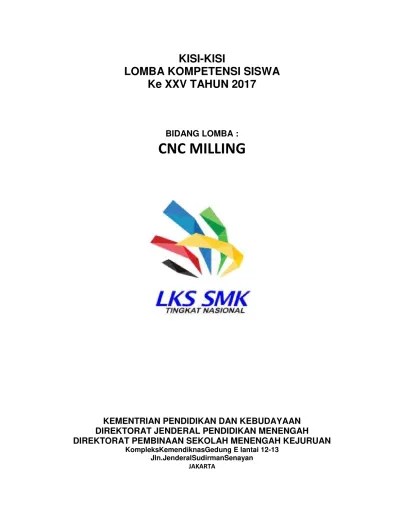 Keahlian tata busana tahun pelajaran 2017/2018. Kisi Kisi Cnc Milling Upload