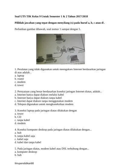 Alat komputer yang bentuknya seperti televisi adalah. Soal Tik Kls 1 Sd Jawabanku Id