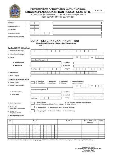 Surat keterangan lahir dari desa/kelurahan. F 2 29 Surat Keterangan Kematian Desa
