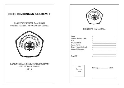 Surat keterangan lulus komprehensif h. Buku Bimbingan Akademik
