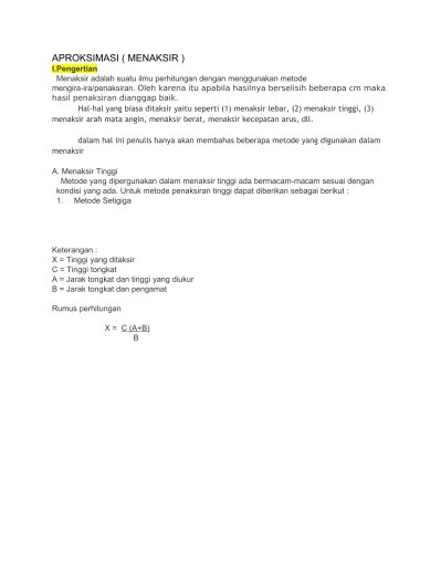I Pengertian Cara Menghitung Tinggi Pohon Dengan Mudah Untuk Anak Sd Smp Terbaru Homesdku