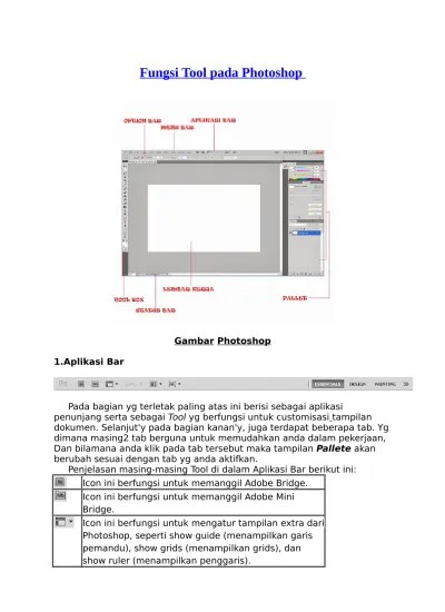 Mengenal Tampilan Adobe Photoshop CS4 1