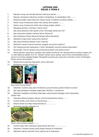 Interaksi antara manusia dan lingkungan hidup merupakan proses saling mempengaruhi antara satu dan lainnya. Kelas5mid Latihan Soal Pts Uts Semester Elas 5 Sdmi Tema Urikulum 2013 Revisi 2017