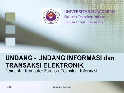 Menjadi dua atau lebih tampilan yang berbeda (contoh: Aspek Pembuktian Tindak Pidana Perjudian Bola Online Berdasarkan Undang Undang Informasi Dan Transaksi Elektronik Uu Ite