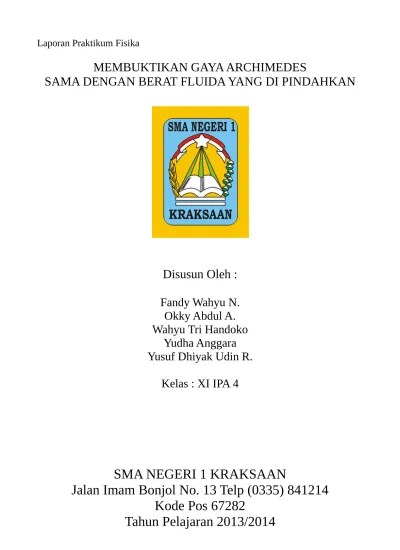 Buku Panduan Praktikum Fisika Sma Kelas Xi Indonesia Contoh Soal 1.